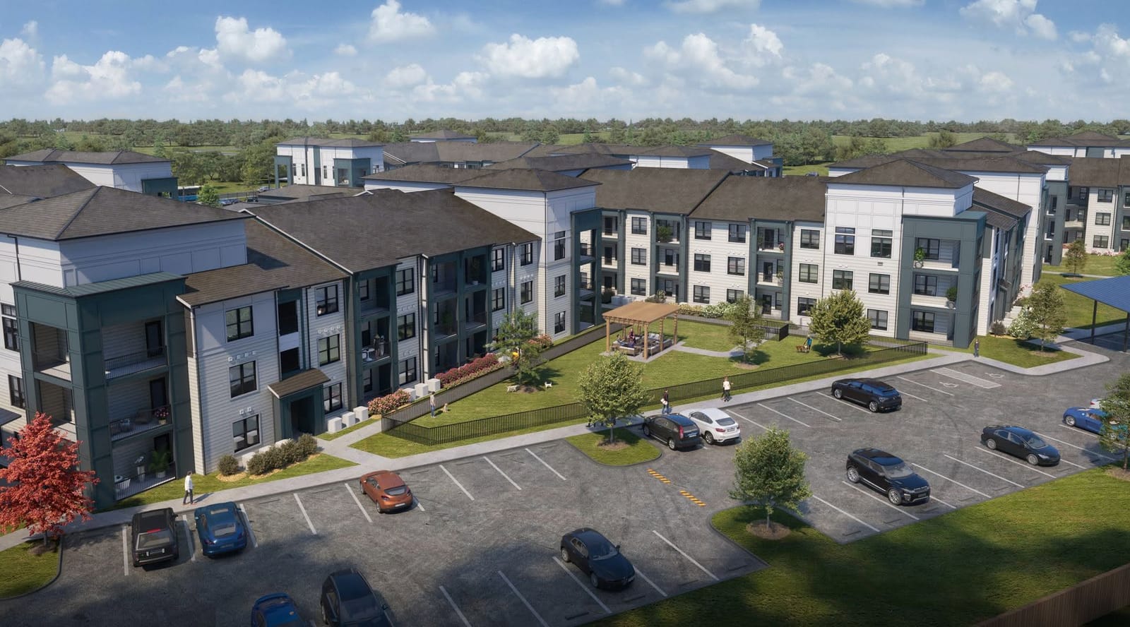 Flats at Ransley: 284 units, 5 buildings, 3 stories