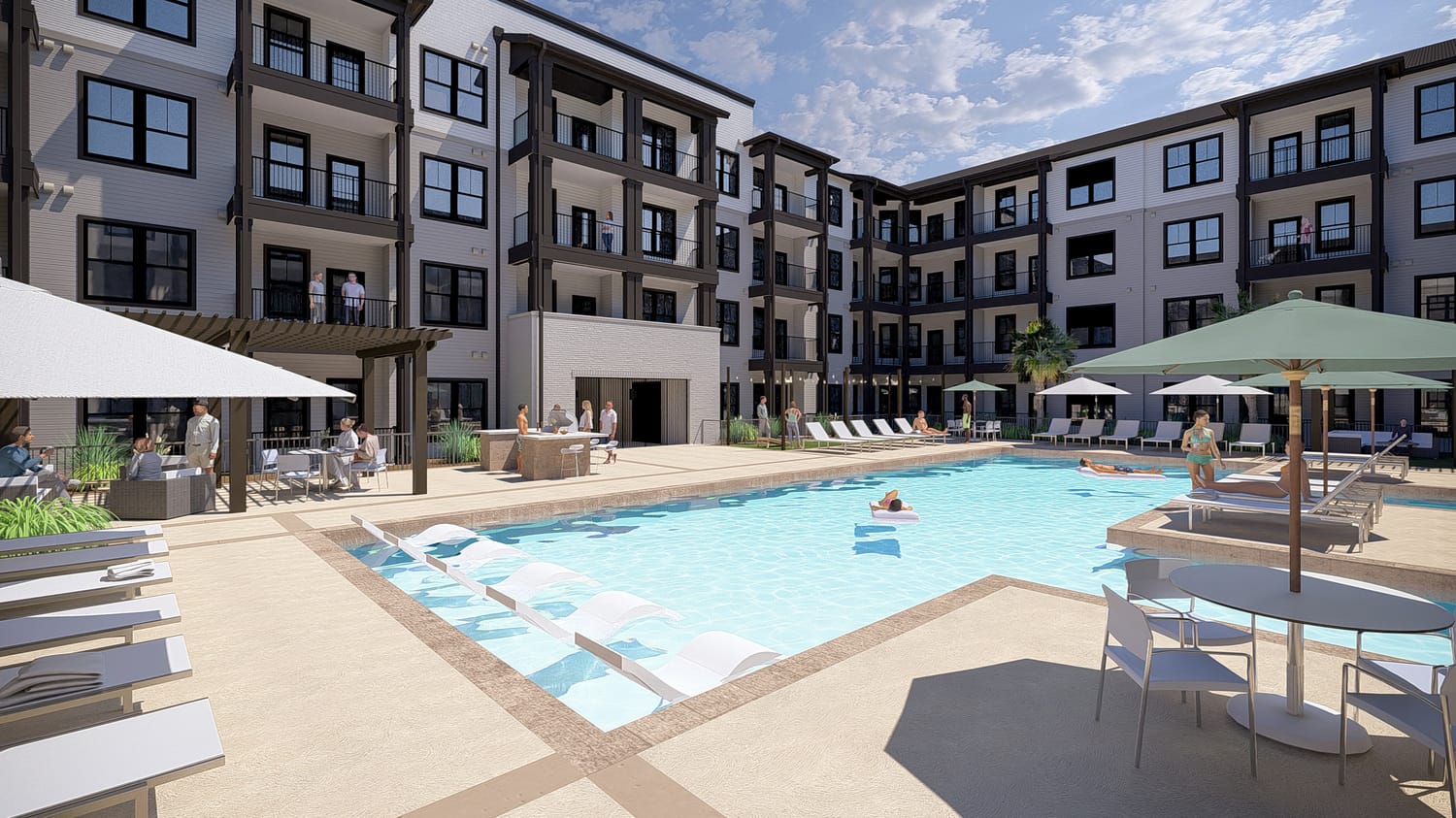 Heights at Waterpointe: 240 units, 1 building, 4 stories