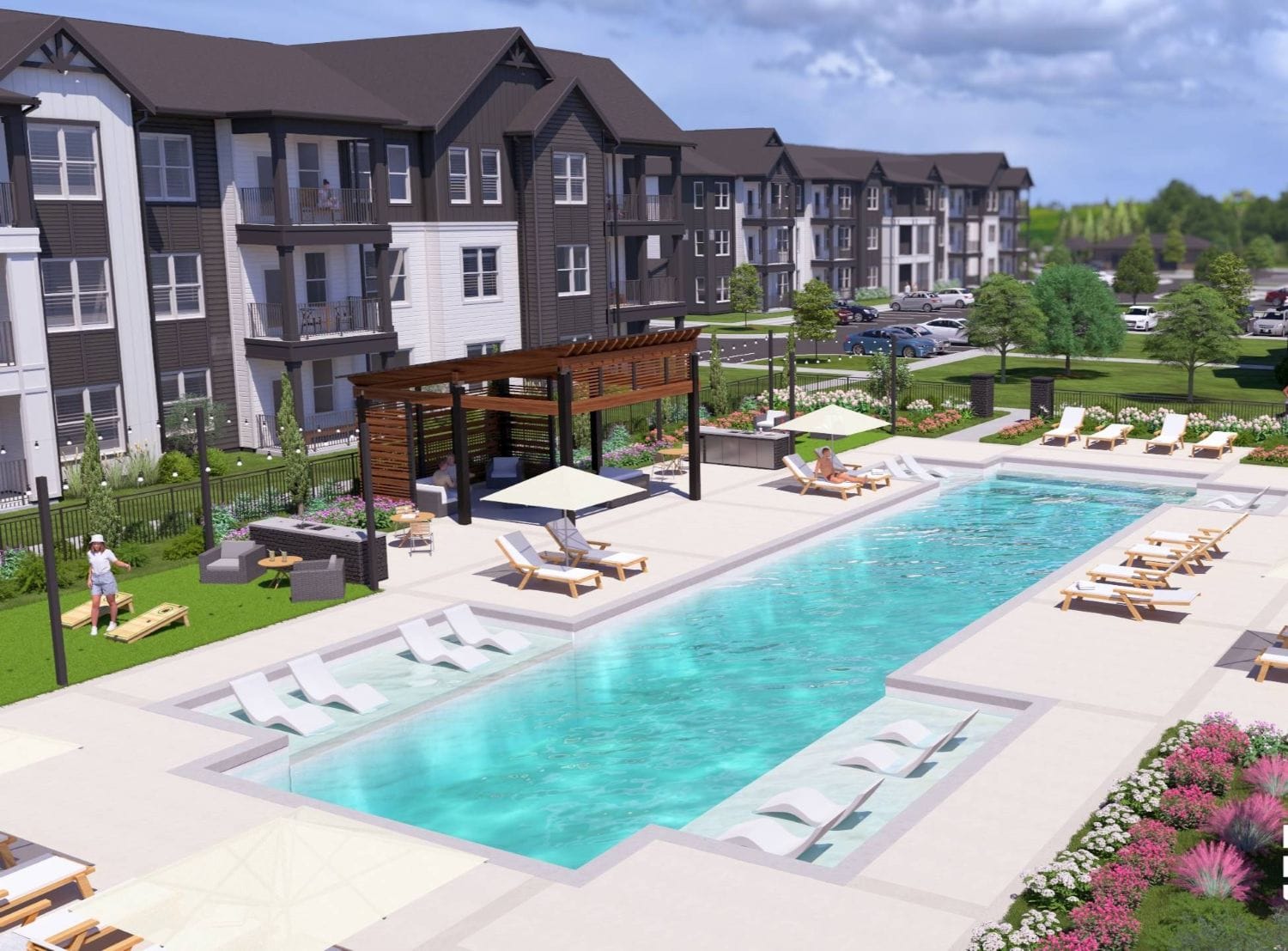 Waters at Covington: 240 units, 10 buildings, 3 stories