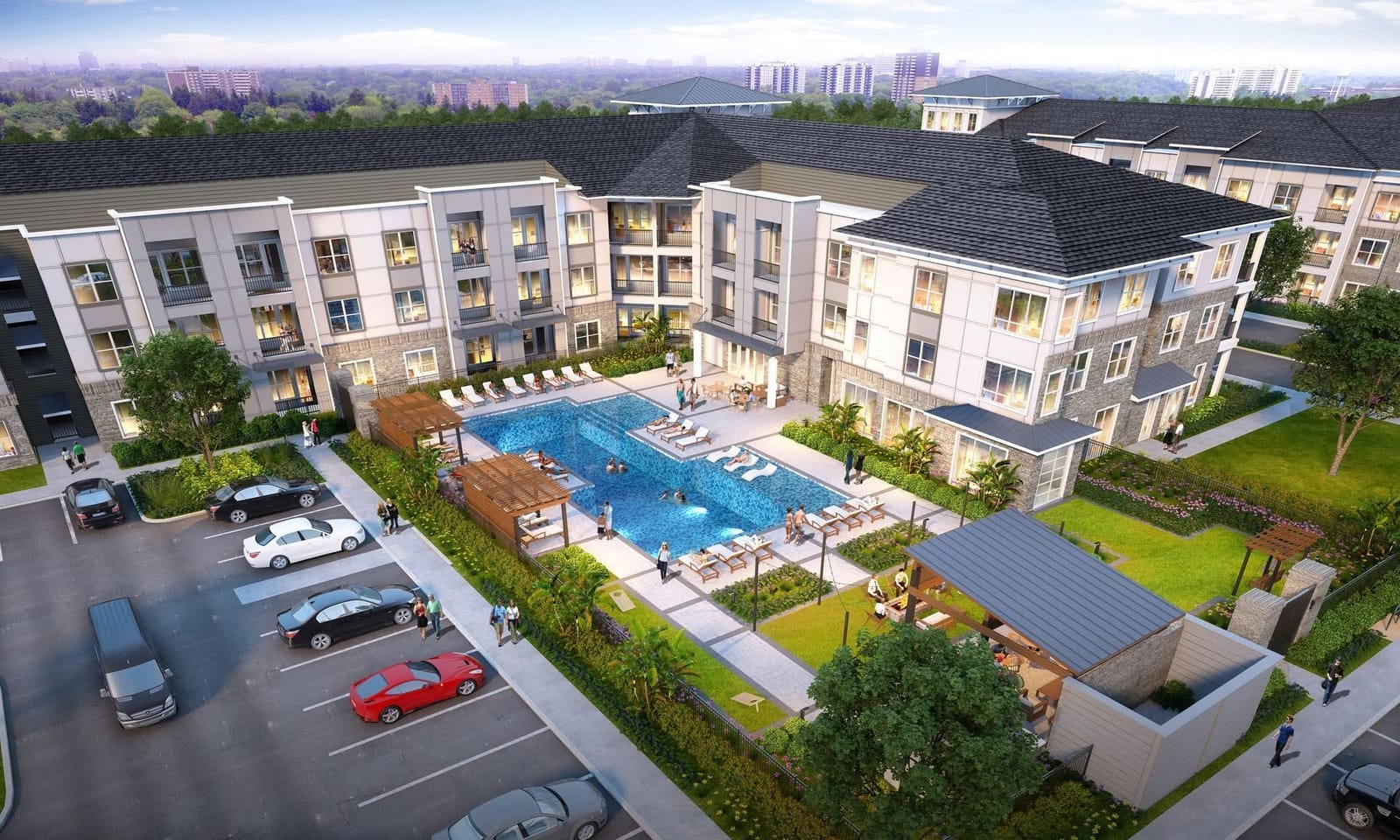 Waters at Heritage: 299 units, 8 buildings, 3 stories