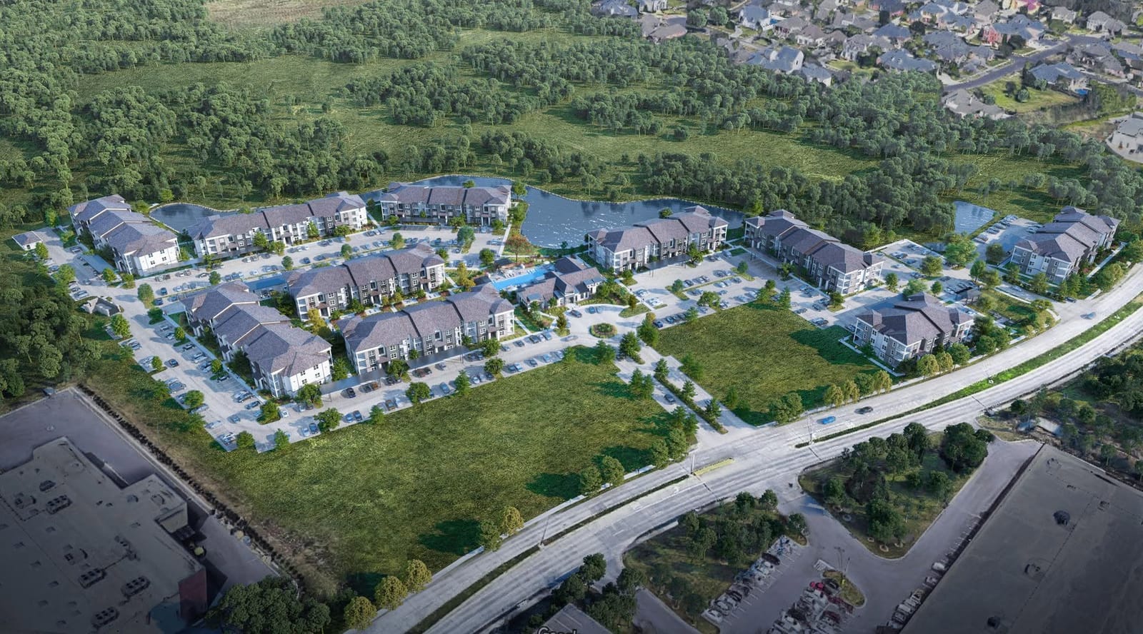 Waters at Settlers Trace: 348 units, 10 buildings, 3 stories